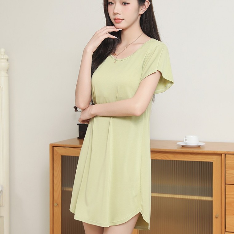 小飛袖居家裙bra睡衣寬鬆休閒可愛居家服安摩兒