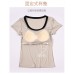 撞色圓領修身半袖braT恤上衣安摩兒